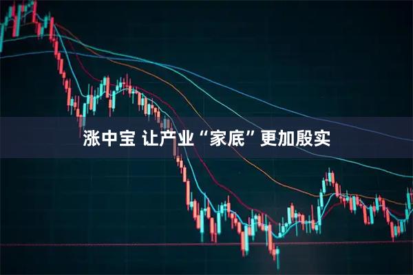 涨中宝 让产业“家底”更加殷实