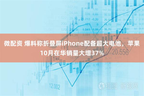 微配资 爆料称折叠屏iPhone配备超大电池，苹果10月在华销量大增37%